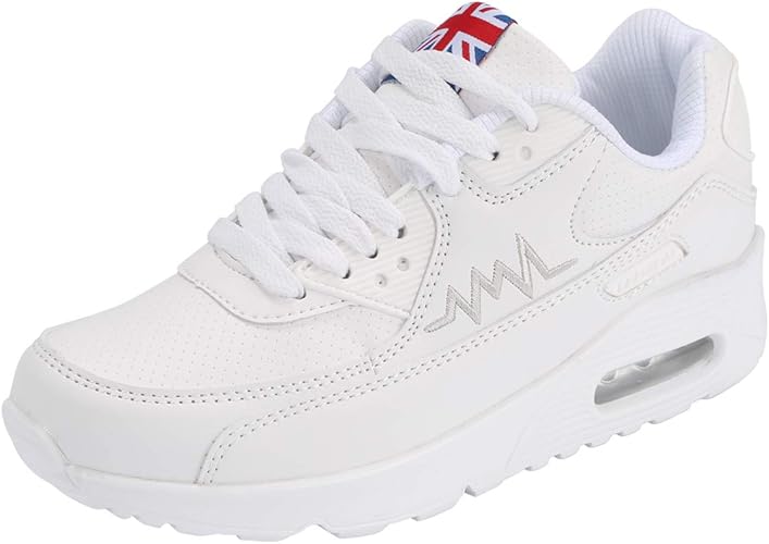 Amazon Kivors スニーカー 新番 ランニングシューズ おしゃれ ウォーキングシューズ スポーツ レディース 運動靴 カジュアル 通気性 軽量性 ジム アウトドア 通学 通勤 日常着用 24 0cm ホワイト スニーカー