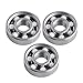 608 Hybrid Ceramic Ball Bearings for Fidget Spinner Toy (3 Pack, White Ball) by EAONE