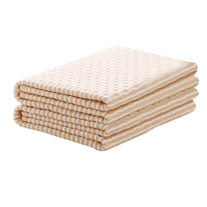 Reusable Organic Cotton WaterProof Incontinence UnderPads 4Layer