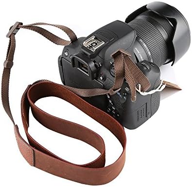 CANPIS Crazy Horse Leather Handmade Camera Shoulder Neck Strap for Nikon Canon Sony Pentax Leica Olympus Fuji New Design