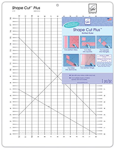 UPC 730976079709, Shape Cut Plus 12 Inch x 18 Inch Slotted Ruler