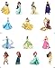 AKGifts The Disney Girls / Princesses Cup Cake Toppers - 14 Edible Stand Up Decorations (7 - 10 BUSINESS DAYS DELIVERY FROM UK)