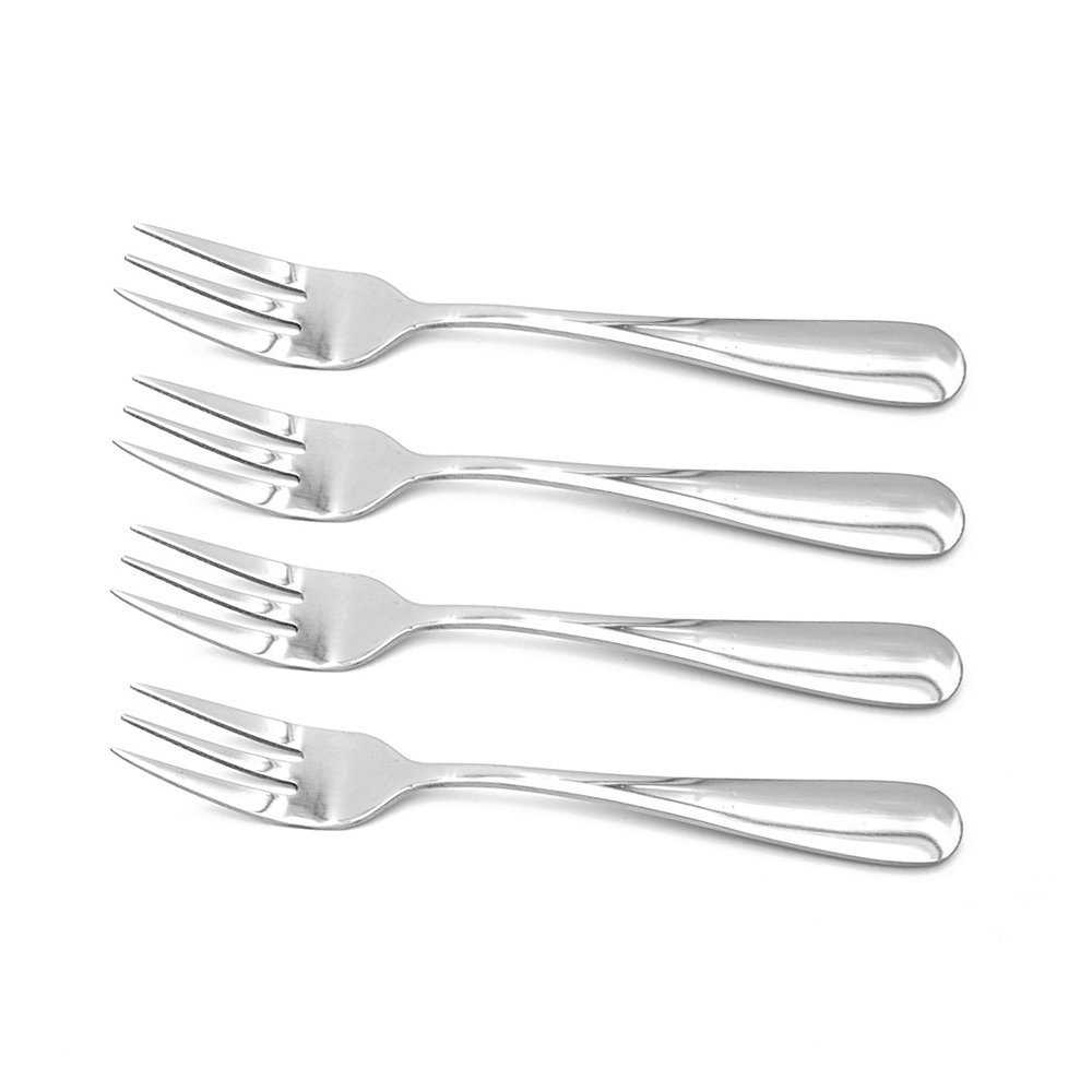 ERCENTURY Stainless Steel Fork Set, Salad, Dessert & Appetizer Forks, 5.4 Inch (4 pcs)
