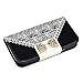 LUNIWEI Black Cute Flip Wallet Leather Case Cover for Samsung Galaxy S3...