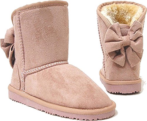 Amazon ノーブランド品 キッズ ムートンブーツ ショート 女の子