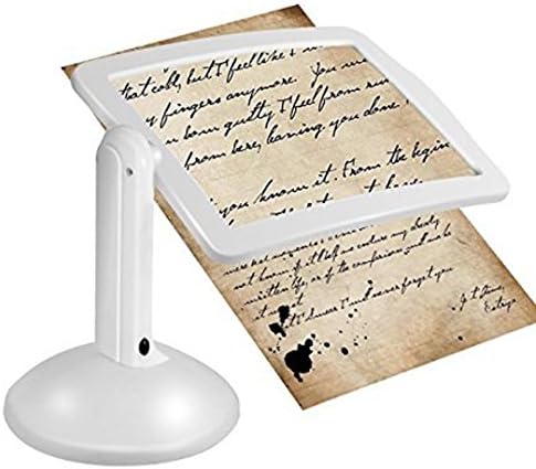 USHOT LED Magnifier Viewer, Screen Magnifier with Light in White