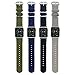 VIGOSS Apple Watch Band 38mm, Woven Nylon NATO iWatch Band Soft Replacement Strap with Metal Adapter and Buckle for Apple Watch Series 1, Series 2, Sport, Hermes, Nike+ Edition (Army Green, 38mm)