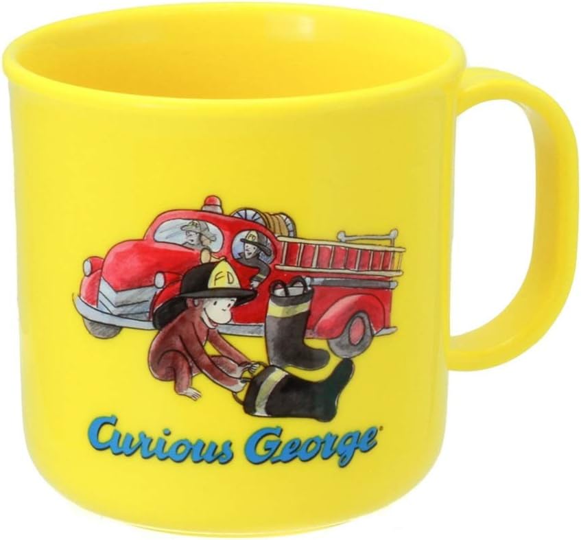 Amazon Co Jp 学研ステイフル おさるのジョージ コップ プラコップ 0ml 消防車 K 文房具 オフィス用品