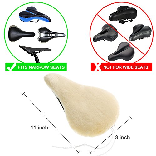 image for Zacro Imitation Wool Bicycle Cushion Cover, Best Warm and Comfortable 