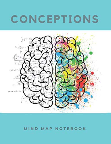 Conceptions: a Mind mapping and Hexagon grid notebook, large (8.5 x 11 inches) 100 pages