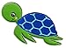 PatchMommy Sea Turtle Patch, Iron On/Sew On - Appliques for Kids Children