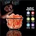Voltas Salt Lamp Basket consists of Premium Salt Crystals, a Dimmer control switch, 6ft UL listed cord and two 15W bulbs one for the Basket Salt lamp and one as a FREE spare replacement.