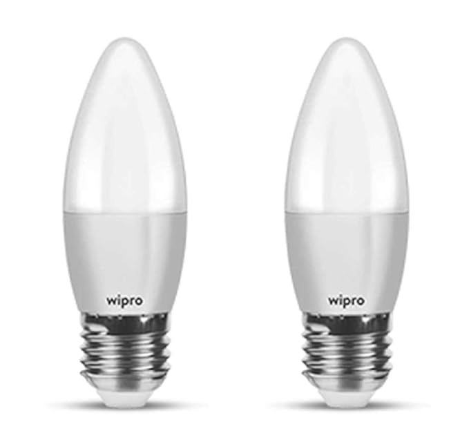 Buy Wipro e27 led Candle Bulb 3 Watt led Candle lamp Yellow (E27