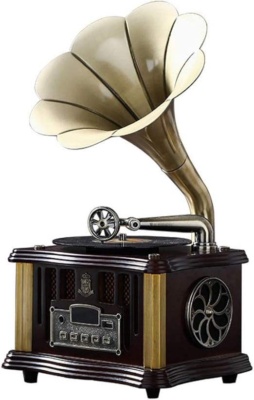 Amazon Com Decoration Decoration Phonograph Ornaments Office Living Room Decorations Large Speaker Furnishings Bluetooth Audio Furnishings Decorative Furnishings Ornaments Color Red Size 222138 5cm Kitchen Dining