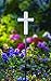 Moonrays 93243 Solar Stake Light Made of Clear Plastic with White LED Light, Cross Design, Eco Friendly, Automatic Light, Beautiful Accent for Gardens or Yard, Easy Installation, 36.2 Inches