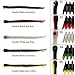 Sougayilang Fishing Worms Soft Senko Bait Plastic Fishing Lures Wacky Rig Grub Hook Tackle Swivel for Bass Trout Fishing