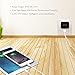 ARCHEER 17W 3.4A Dual USB Port Wall Charger Adapter for Smartphones and Tablets, Black, 1 Pack