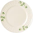 Belleek Group 0005 Shamrock Side Plate, 7.5-Inch, White