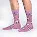 Good Luck Sock Men's Cow Socks, Adult, Shoe Size 7-12