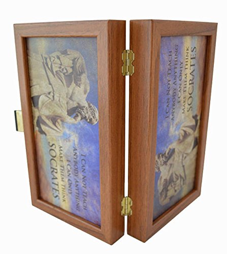 Socrates Traveler Backgammon Mini Set - Handmade in Greece