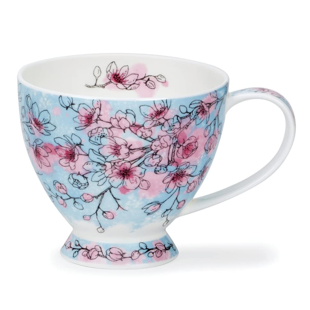 DUNOON Skye Shaped 0.45 Litre Mug Blossom Design