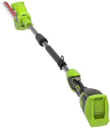 Greenworks G40PHA Cordless Pole Hedge Trimmer with Split Shaft, 51cm Dual Action Blades, Cuts up to 18mm Thick Branches - Image 4