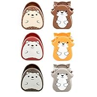 Kikkerland Woodlands Bag Clip, Set of 6