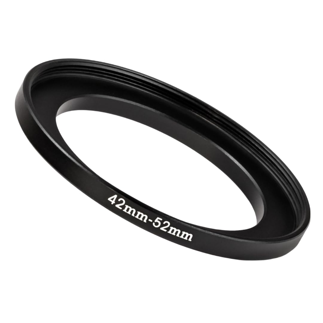 42mm to 52mm Step-Up Ring Filter adapter (42mm-52mm) Camera Filter Ring for 52mm UV ND CPL Filter (MPIXO)