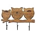 Store Indya ? Wall Hooks Key Holders ? Owl Wooden Coat Hangers
