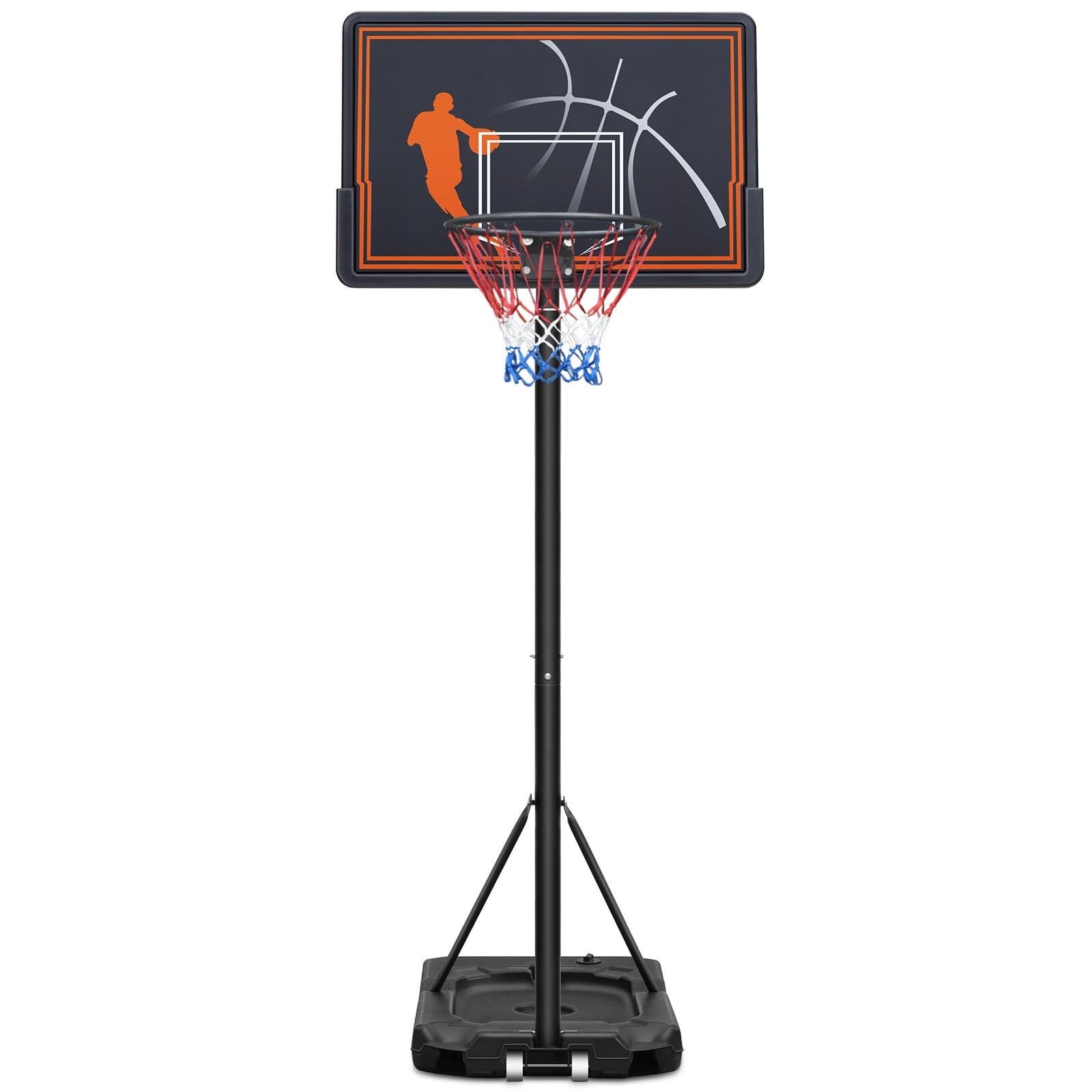 Basketball Hoop Outdoor 3.8-10 ft