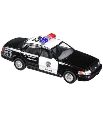 Amazon.com: 1990 LTD Crown Victoria Police Black & White Florida