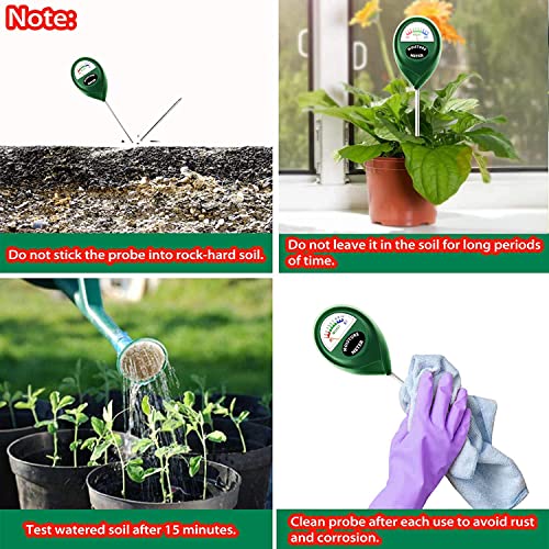 Suplong Soil Moisture Meter,Plant Moisture Meter, Plant Water Meter for Plants, Gardening