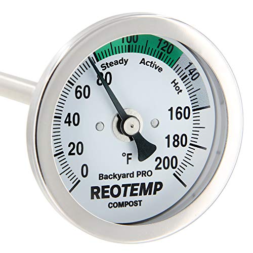 REOTEMP Backyard Pro Compost Thermometer, with PDF Composting Guide (0-200 Fahrenheit) (36 Inch Stem) - Thumbnail 6