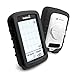 Tuff-Luv Silicone Gel Skin Case and Screen Cover for Garmin Edge Explore 820 - Black