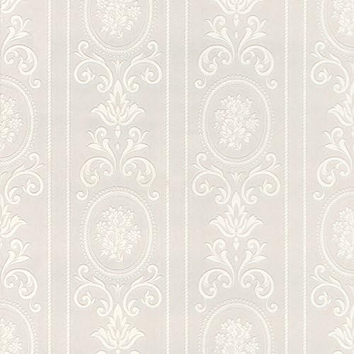 Superfresco Paintable Cameo Stripe White Durable Wallpaper, 52 x 1000 cm - Image 3