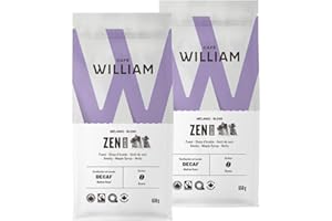 ZEN Organic Decaf Whole Bean Coffee | Medium Roast | Natural Water Decaffeinated, Smocky, Maple Syrup & Nutty Notes, Grade, E