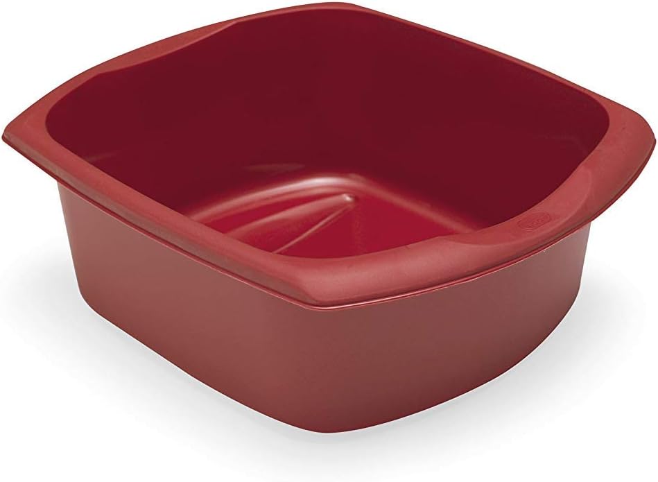Red Rectangular Washing Up Bowl Amazon.co.uk Kitchen & Home