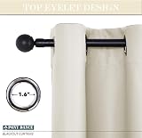 PONY DANCE Blackout Curtain 52 x 54 in Single Panel Living Room Beige view 7