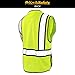 KwikSafety - Charlotte, NC - SHERIFF Safety Vest [Multi-Use Pockets] Class 2 ANSI OSHA High Visibility Vis Reflective Heavy Duty Solid Mesh Zipper HiVis Construction Surveyor Work Men/Blue XL