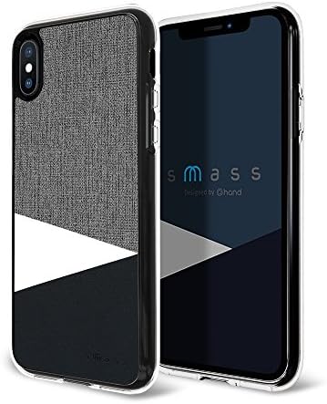iPhone X Case, SMASS's iPhone X protective Case is a Slim and luxury Designer case for Apple iPhone X, Grey