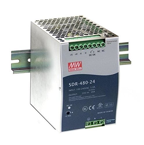 DIN Rail Power Supplies 480W 24V 20A ACTIVE PFC FUNCTION