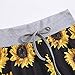 Litetao 5XL Yellow 243650 (Women’s Comfy Casual Pajama Pants Floral Print Drawstring Lounge Pants Wide Leg Slit Wide Leg Pants Summer)thumb 4