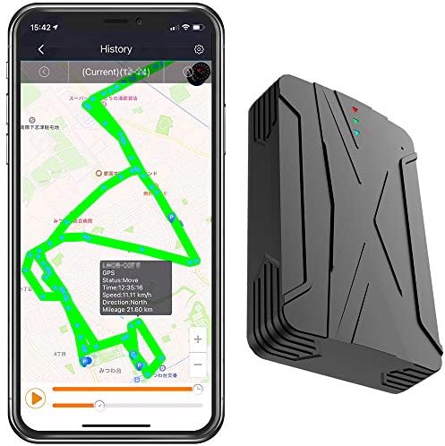 4g Gps 発信機 浮気調査 リアルタイム 車両追跡 大容量バッテリー 6000mah Sim契約不要