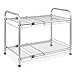 HOMFA Under Sink Expandable Cabinet Organizer Storage Rack Kitchen and Bath Multipurpose Tidy Stacking Shelf 2 Tier