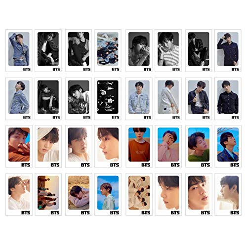 Water-chestnut 32Pcs/Set Kpop BTS Bangtan Boys Album Photo Card PVC Cards LOMO Card Photocard - Thumbnail 5