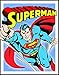 Desperate Enterprises Superman Retro Panels Tin Sign, 13x16