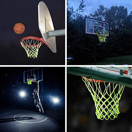 Besmon Nightlight Basketball Net Luminous Outdoor Portable Sun Powered Sports Nylon - Thumbnail 6
