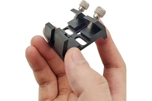 POCNSEN Universal Dovetail Base for Finder Scope - Ideal for Optical Telescope Accessories Dovetail Base for Installation of Finder Scope, Laser Pointer Bracket, Finderscope Mount Bracket fits Vixen Dovetail
