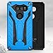 LG V30 Case - Zizo [Static Series] Shockproof [Military Grade Drop Tested] w/ Kickstand [LG V30 Heavy Duty Case] Impact Resistant, Blue/Black