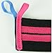 Deluxe Women's Wrist Wraps Pink Pair for Weight Lifting Training Wrist Support Cotton Wraps Gym Bandage Straps Pink Stripes